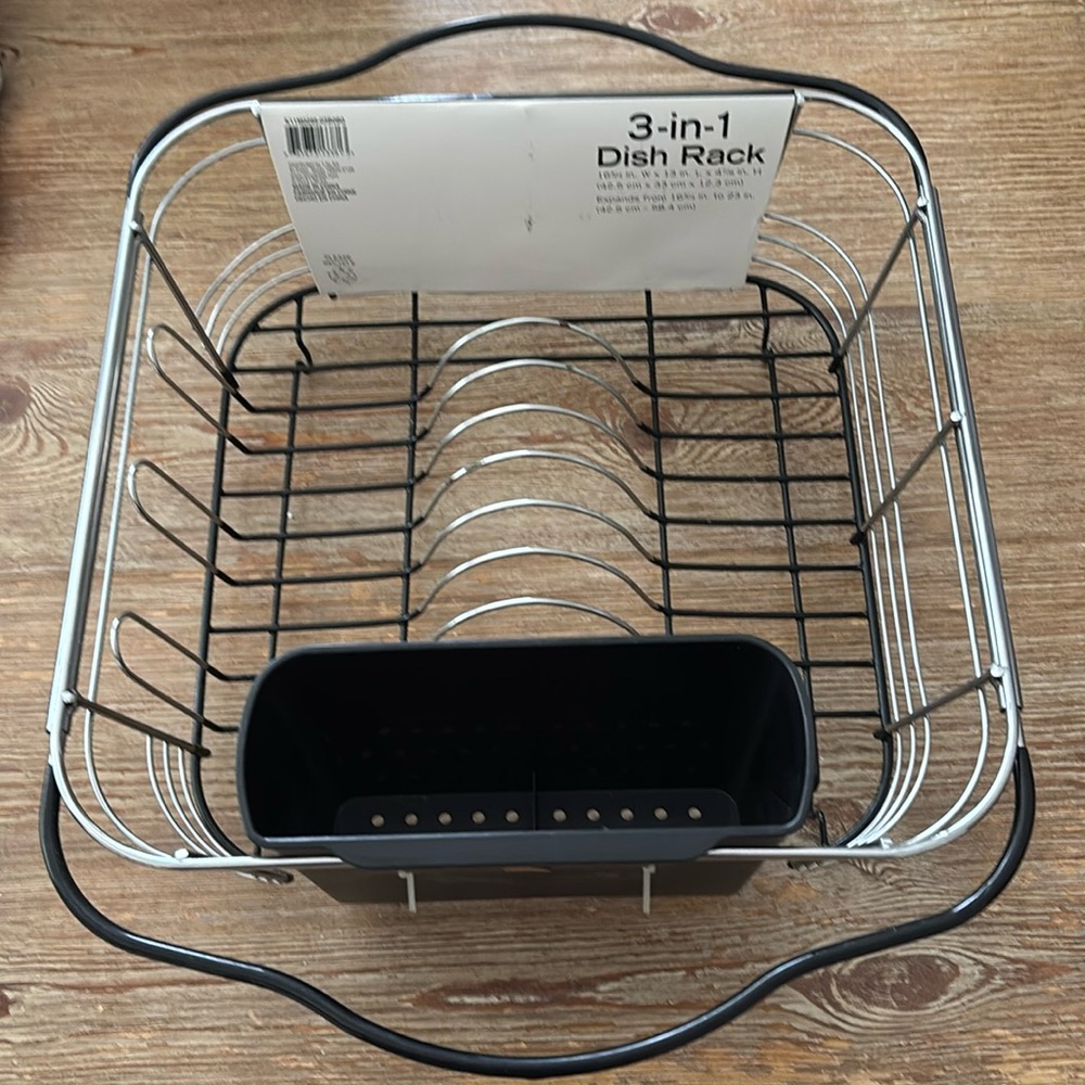 Adjustable Over the Sink Dish Rack - Brand New